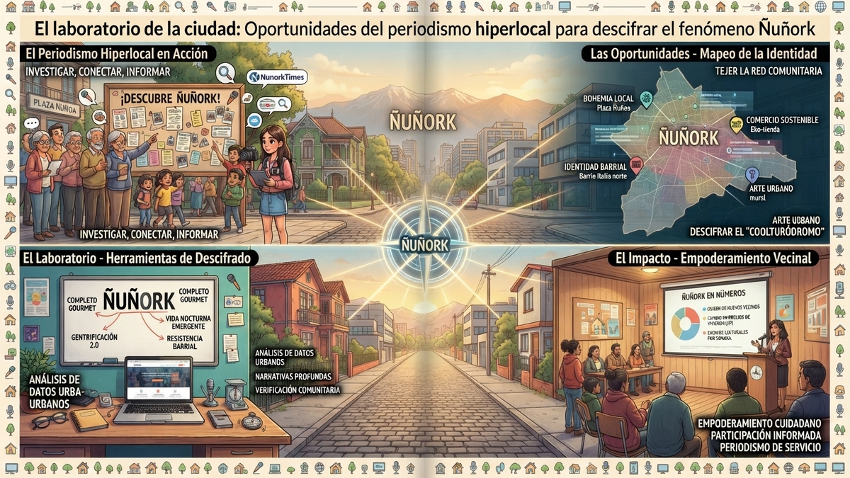 El laboratorio de la ciudad: Oportunidades del periodismo hiperlocal para descifrar el fenómeno Ñuñork