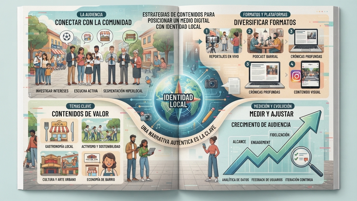 Estrategias de contenidos para posicionar un medio digital con identidad local